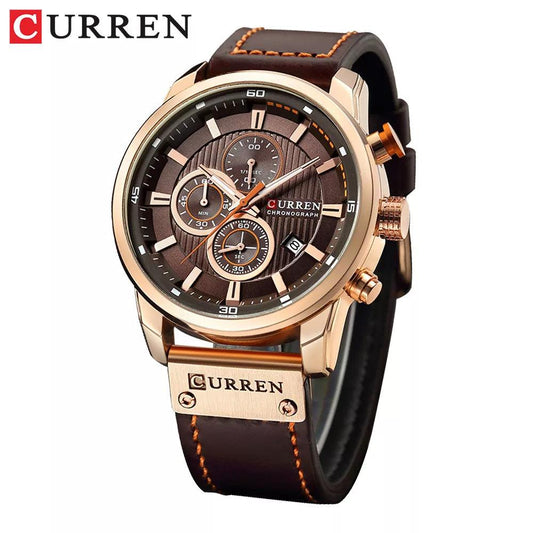 CURREN Fashion Date Quartz Men Watches Chronograph Hodinky Relogio Masculino - GIFTS EMPORIUM