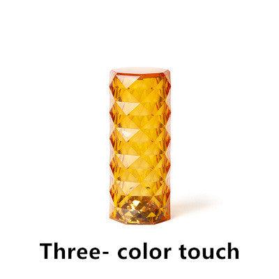 Nordic Crystal Lamp USB Table Lamps Bedroom Touch Dimming Atmosphere Diamond Night Light Rose Projector Lamp Decor - GIFTS EMPORIUM