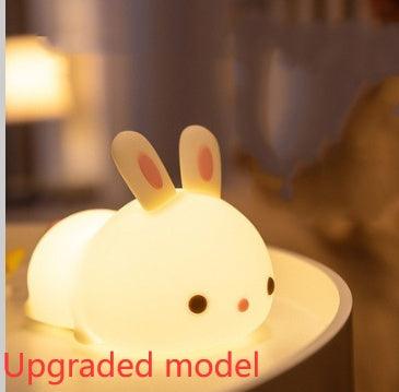 New Year'S Gift Rabbit Silicone Lamp Pat Feeding Creative Night Light Children'S Toys - GIFTS EMPORIUM