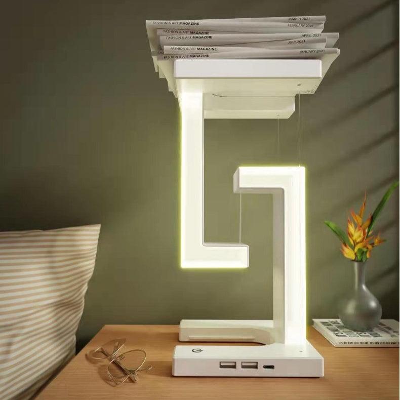 Creative Smartphone Wireless Charging Suspension Table Lamp Balance Lamp Floating For Home Bedroom - GIFTS EMPORIUM