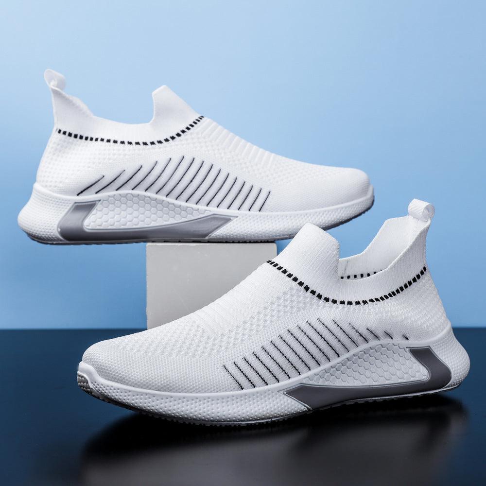 Fashion Mesh Sock Shoes Outdoor Breathable Slip-on Sneakers Casual Running Sports Shoes - GIFTS EMPORIUM