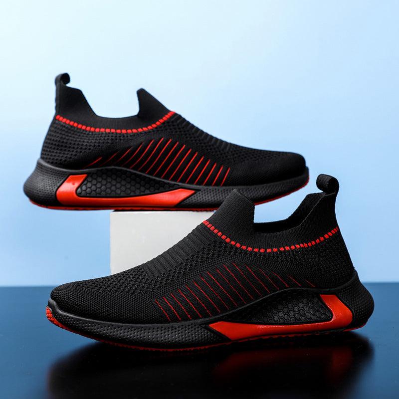 Fashion Mesh Sock Shoes Outdoor Breathable Slip-on Sneakers Casual Running Sports Shoes - GIFTS EMPORIUM