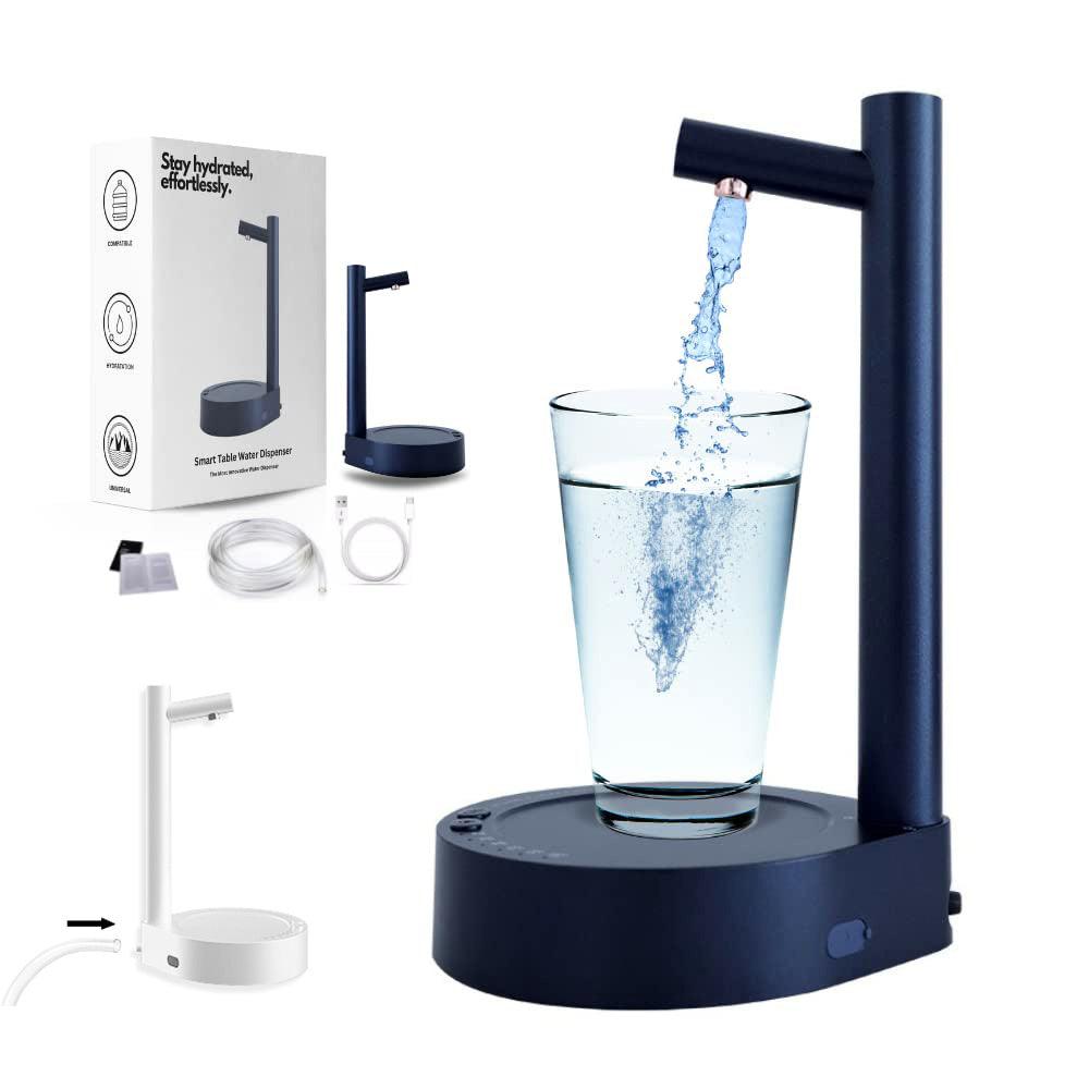 Desk Dispenser Electric Water Gallon Automatic Water Bottle Dispenser Rechargeable Water Dispenser - GIFTS EMPORIUM