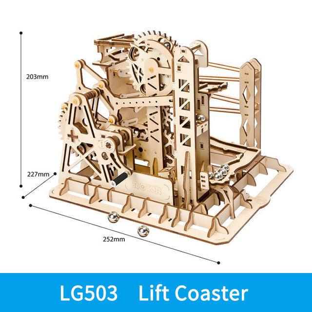 3D DIY Wooden Puzzle Roller Coaster Children's Toys - GIFTS EMPORIUM