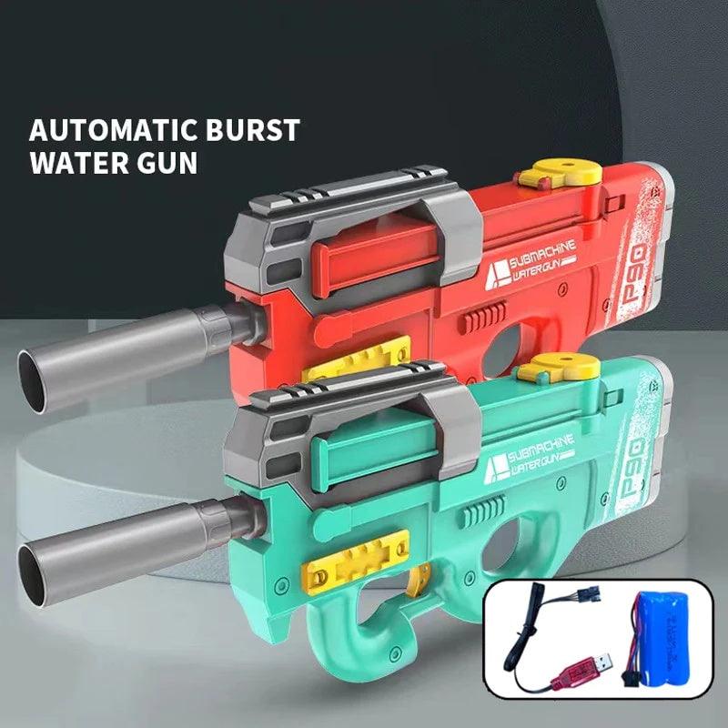 Automatic Electric Water Gun Toys Shark High Pressure Outdoor Summer Beach Toy Kids Adult Water Fight Pool Party Water Toy - GIFTS EMPORIUM