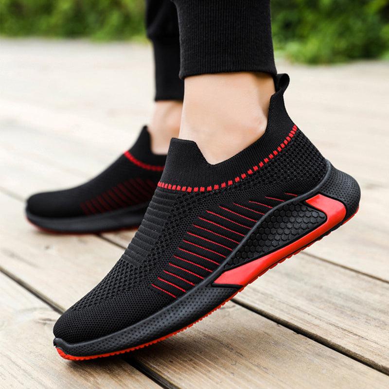 Fashion Mesh Sock Shoes Outdoor Breathable Slip-on Sneakers Casual Running Sports Shoes - GIFTS EMPORIUM