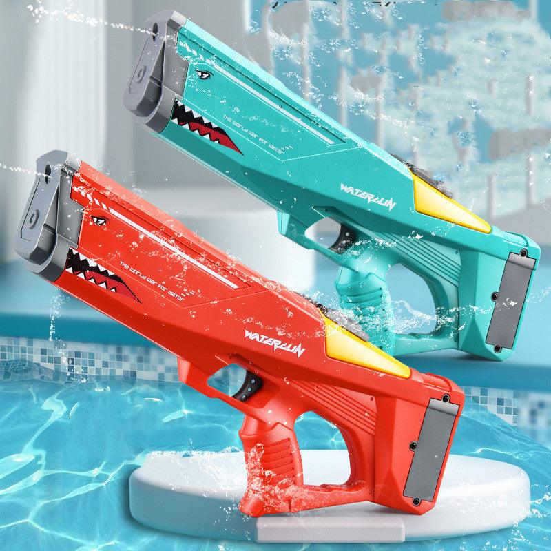 Automatic Electric Water Gun Toys Shark High Pressure Outdoor Summer Beach Toy Kids Adult Water Fight Pool Party Water Toy - GIFTS EMPORIUM